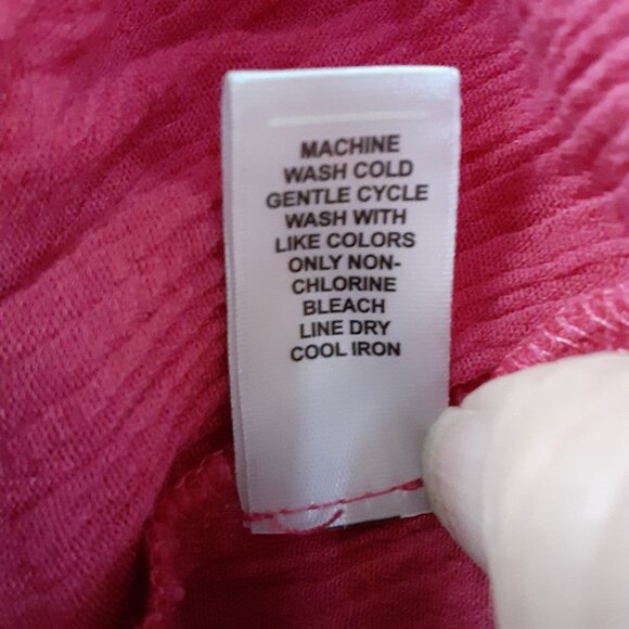 Cato Womans Pullover Top Size XL, Pink, Long Sleeve, Elastic Cuff Rayon Blend - Picture 5 of 8